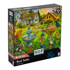 Bird Table BIG 500 Piece Jigsaw Puzzle