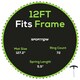 image 9 of SPORTNOW Trampoline Mat with 72 V-Hooks, for 12ft Trampoline, Green