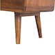 image 7 of Artisan Furniture Solid Wood Curved Chestnut Media Unit