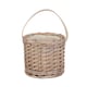 image 4 of Antique Wash Wicker Mini Ice Basket