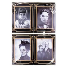 Halloween Lenticular Holographic Horror Photo Frames 26cm - Pack of 4