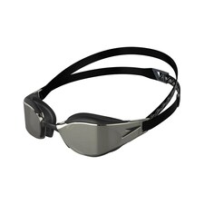 Speedo Unisex Adult Fastskin Hyper Elite Swimming Goggles | Black | Black/Oxid Grey/Chrome | One Size | 1