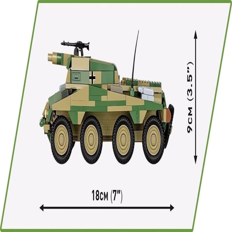 image 1 of Cobi - World War II - Sd. Kfz 234/3 "Stummel" 438 pcs