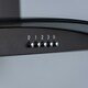 image 3 of SIA CGH80BL 80cm Curved Glass Chimney Cooker Hood Extractor Fan In Black