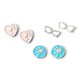 image 2 of Barbie™️ Set of three Earring Studs