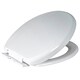 image 1 of Showerdrape Toledo White Wrap Over Plastic Toilet Seat