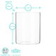 image 3 of Argon Tableware Scandi Storage Jars with Metallic Lids - 750ml - Silver - Pack of 3