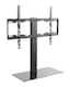 image 1 of Table top TV-Stand in black, adjustable | Black | Black | One Size | 269