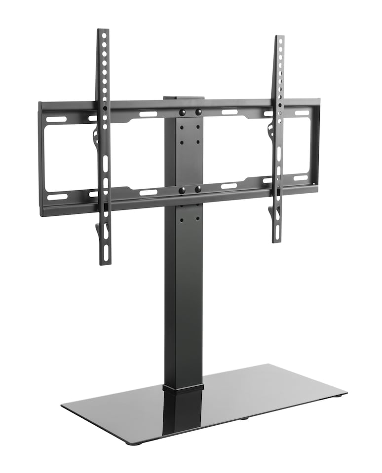 image 1 of Table top TV-Stand in black, adjustable | Black | Black | One Size | 269