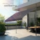 image 7 of Awning with hand crank - pressure fitted , height adjustable Black | Grey | 180 x 250 cm