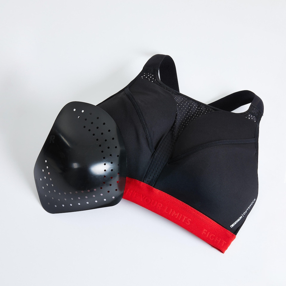 image 1 of Decathlon Boxing 2-In-1 Sports Bra: Support and Protection
