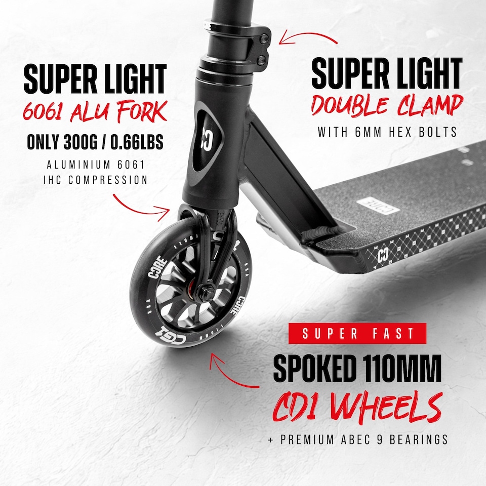 image 1 of CORE CG1 Complete Stunt Scooter