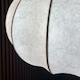 image 8 of CGC Lighting Natalia Cloud Dancer White Oval Distressed Silk Lampshade