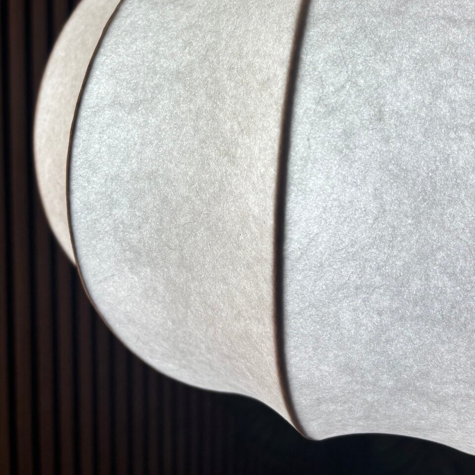 image 1 of CGC Lighting Natalia Cloud Dancer White Oval Distressed Silk Lampshade