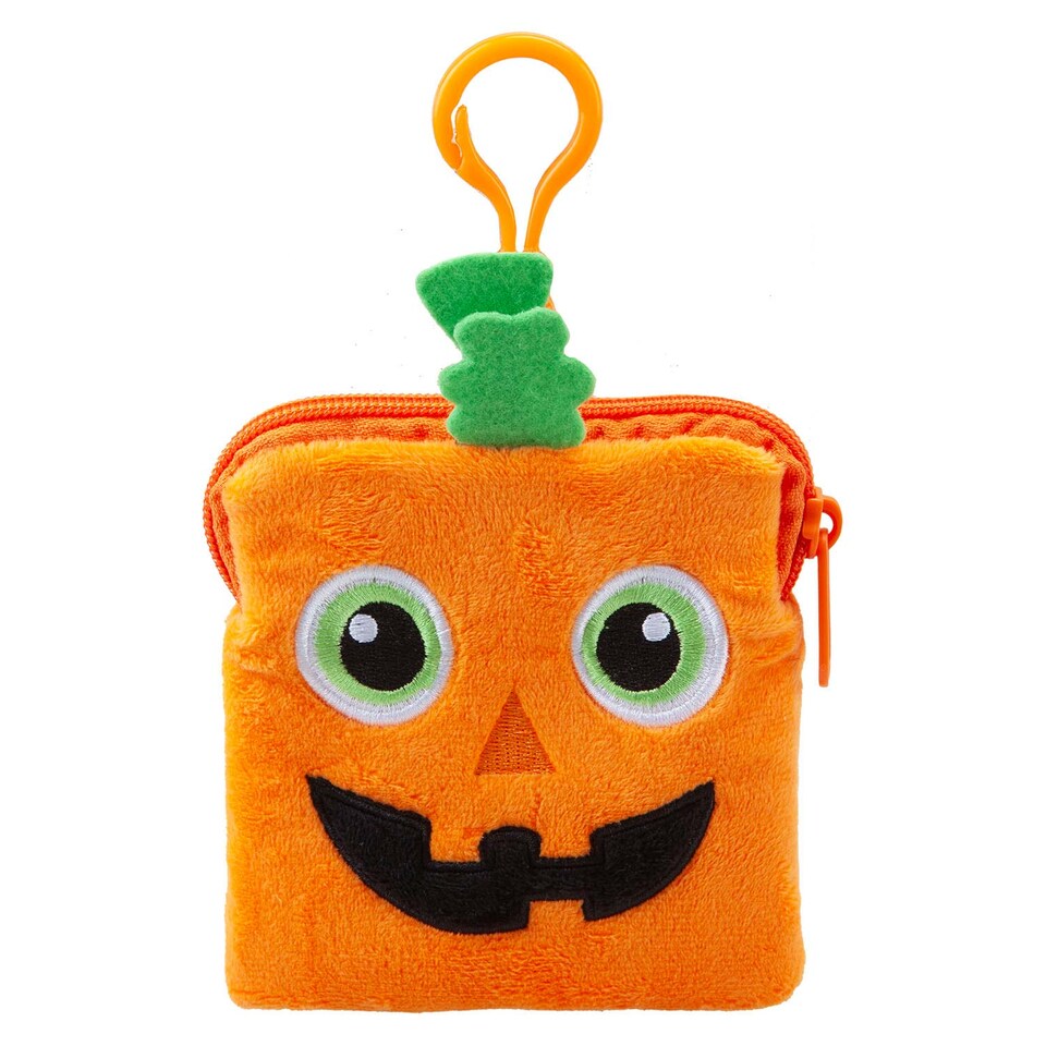 image 1 of vfm-estore Halloween Pumpkin Coin Purse Accessory - 23cm Trick-or-Treat Bag
