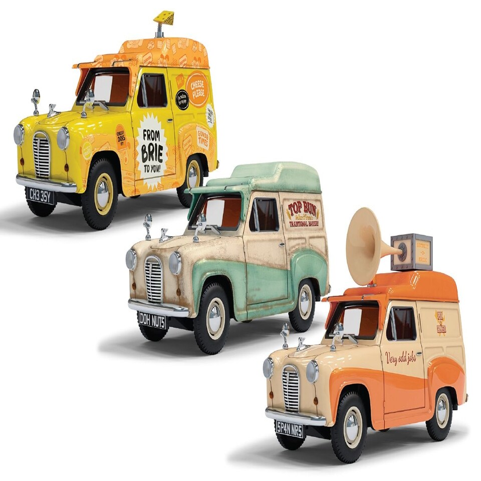 Corgi Wallace & Gromit Austin A35 Van Collection (3)