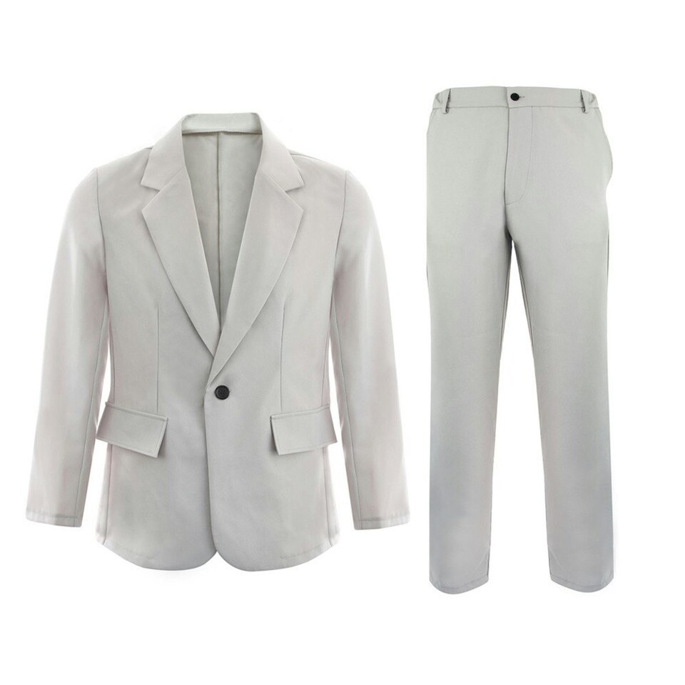 image 1 of Grey Suit Costume Grey | L