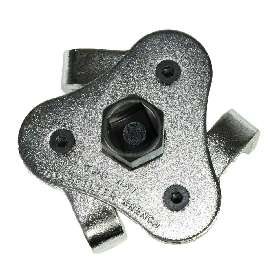 image 1 of Oil Filter Remover Removal Wrench 3 Legged 3/8" And 1/2" Drive 63mm - 102mm