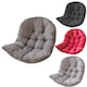 image 4 of Living and Home Thick Hanging Egg Swing Chair Cushion - Dark Grey | Grey | Dark Grey