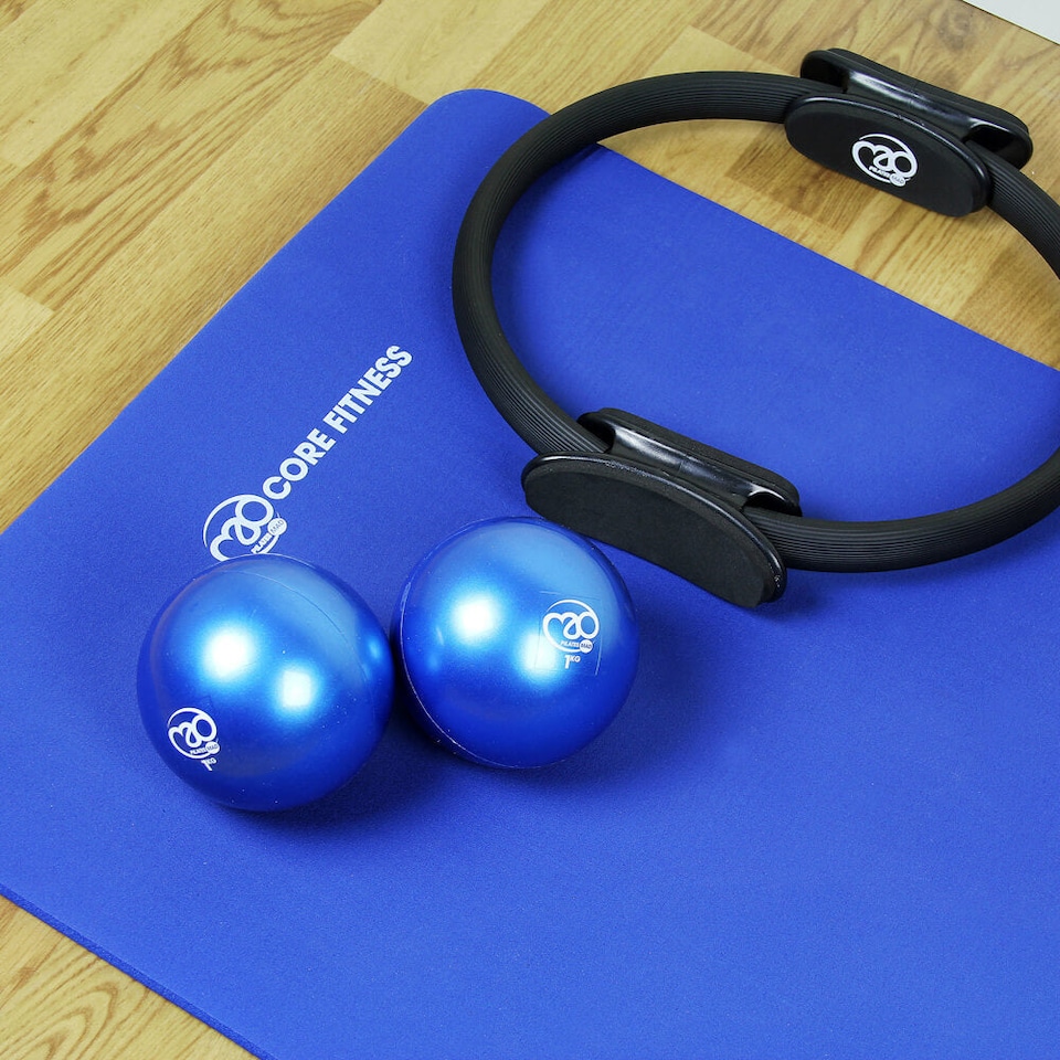 image 1 of Fitness Mad Soft Pilates Weights — 2 x 0.5kg Blue (12 cm) | Multi | Blue | S