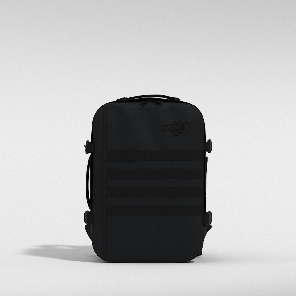 image 1 of Military Backpack 28L Absolute Black Black