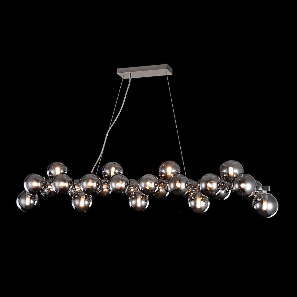 image 1 of Dallas Ceiling Pendant Lamp Chrome, 25 Light, G9