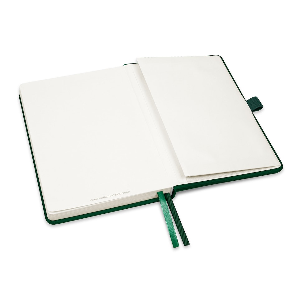 image 1 of Notes London A5 Italian Styled Moretti Notebook Green