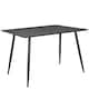 image 1 of Monza Table 120 Fishbone GreyoakBlack120x80x76cm Grey | Fishbone Greyoak/Black