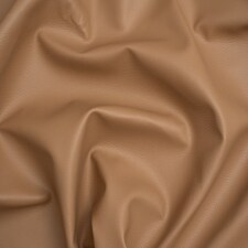 Minerva Core Range Brown Textured Faux Leather Fabric for Bag Making, Dressmaking, Upholstery, 140cm / 55" Wide - per metre