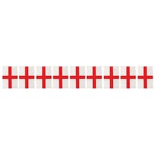 England St George's Day Plastic Flag Bunting 4m