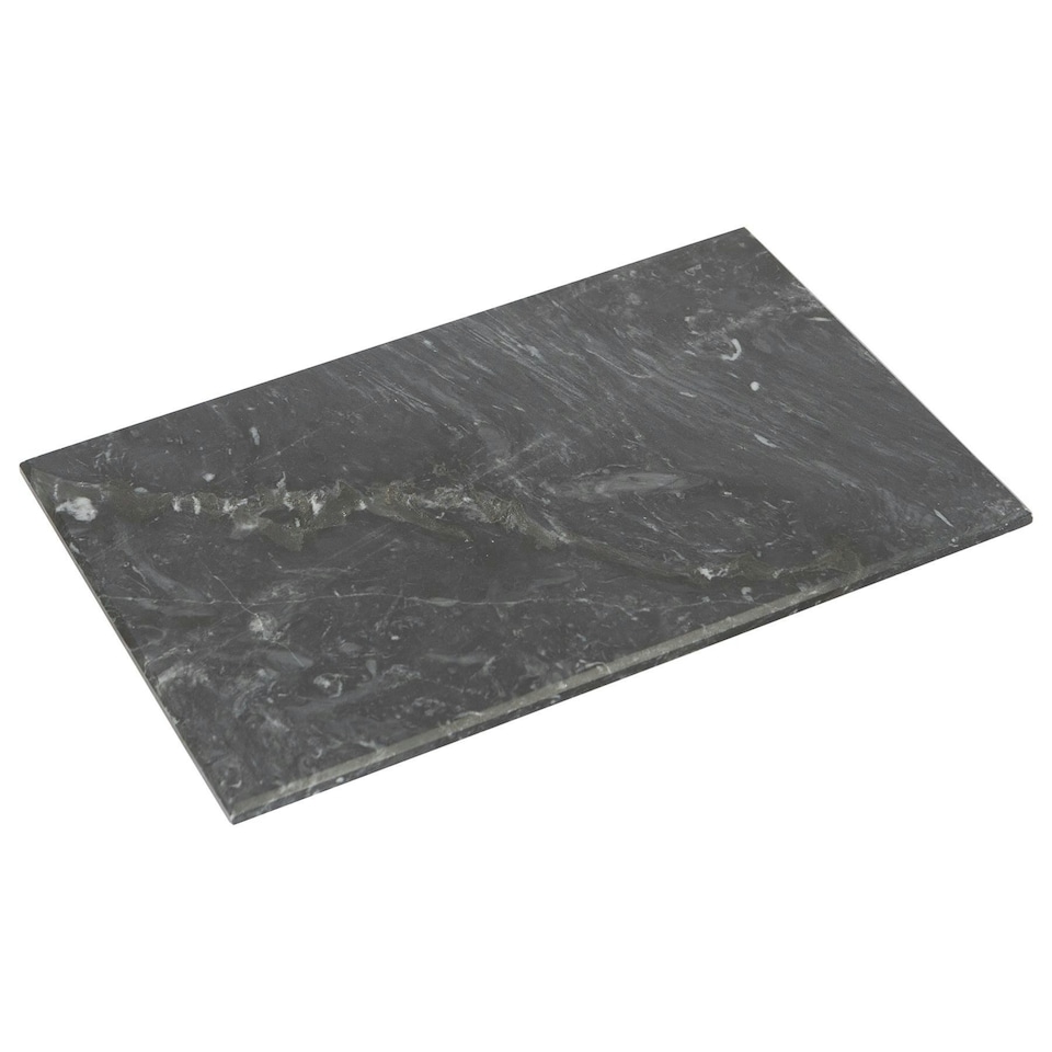 image 1 of Argon Tableware Rectangle Marble Chopping Board - 30cm x 20cm - Black