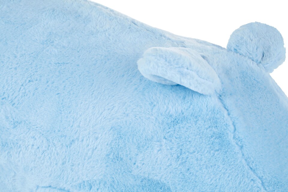 image 1 of Premier Kids Hippo Blue Animal Chair, Non-Harmful Children's Chair, Easy to Balance Kiddie Chair, Adjustable Playroom Chair