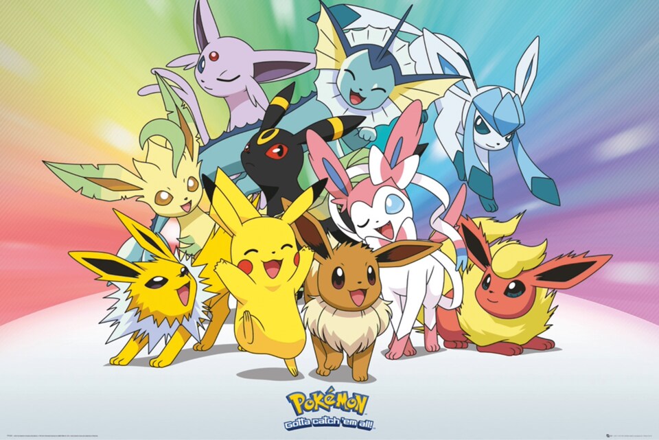 image 1 of GB eye Pokemon Eevee 61 x 91.5cm Maxi Poster