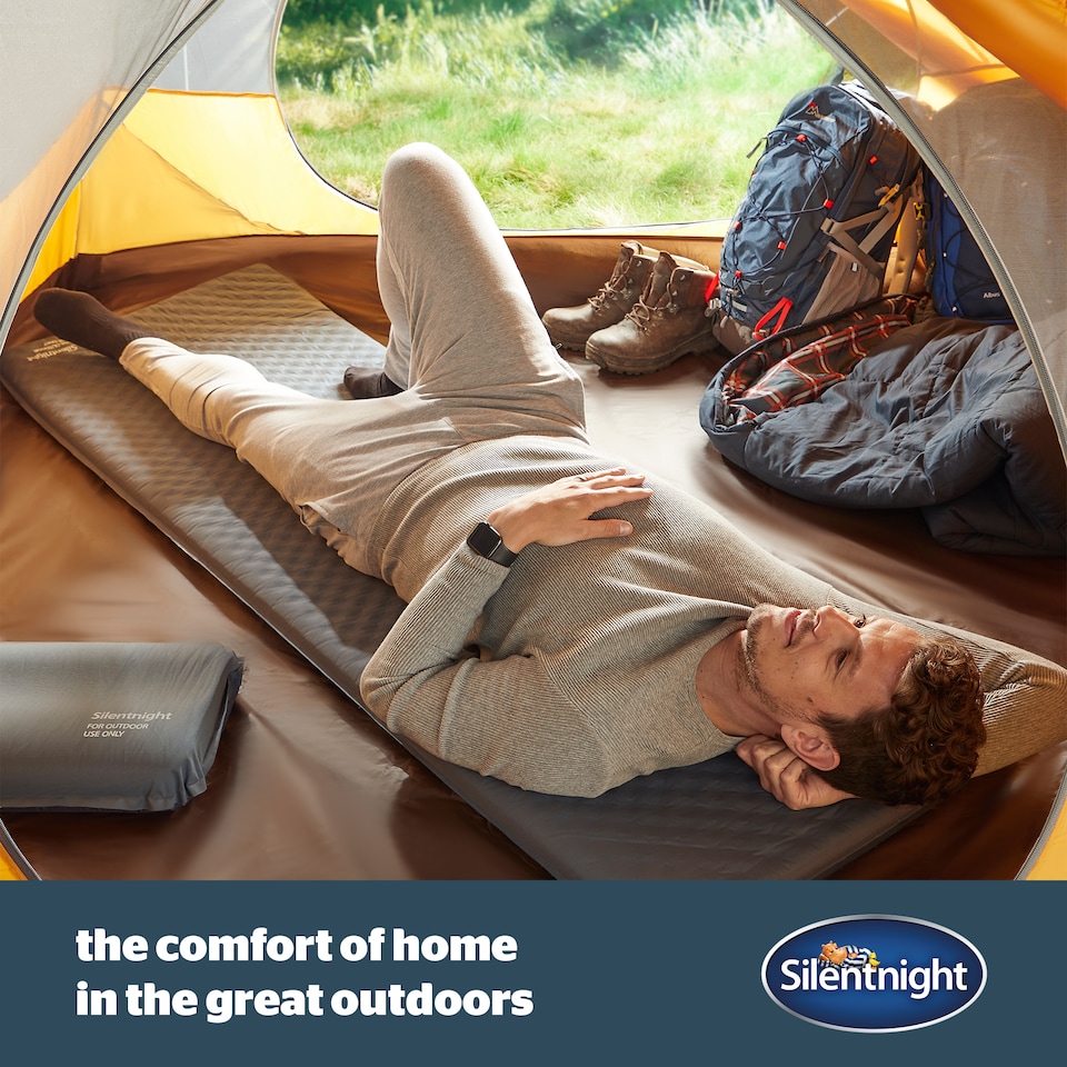image 1 of Silentnight Camping Collection Self-Inflating Mattress - Single