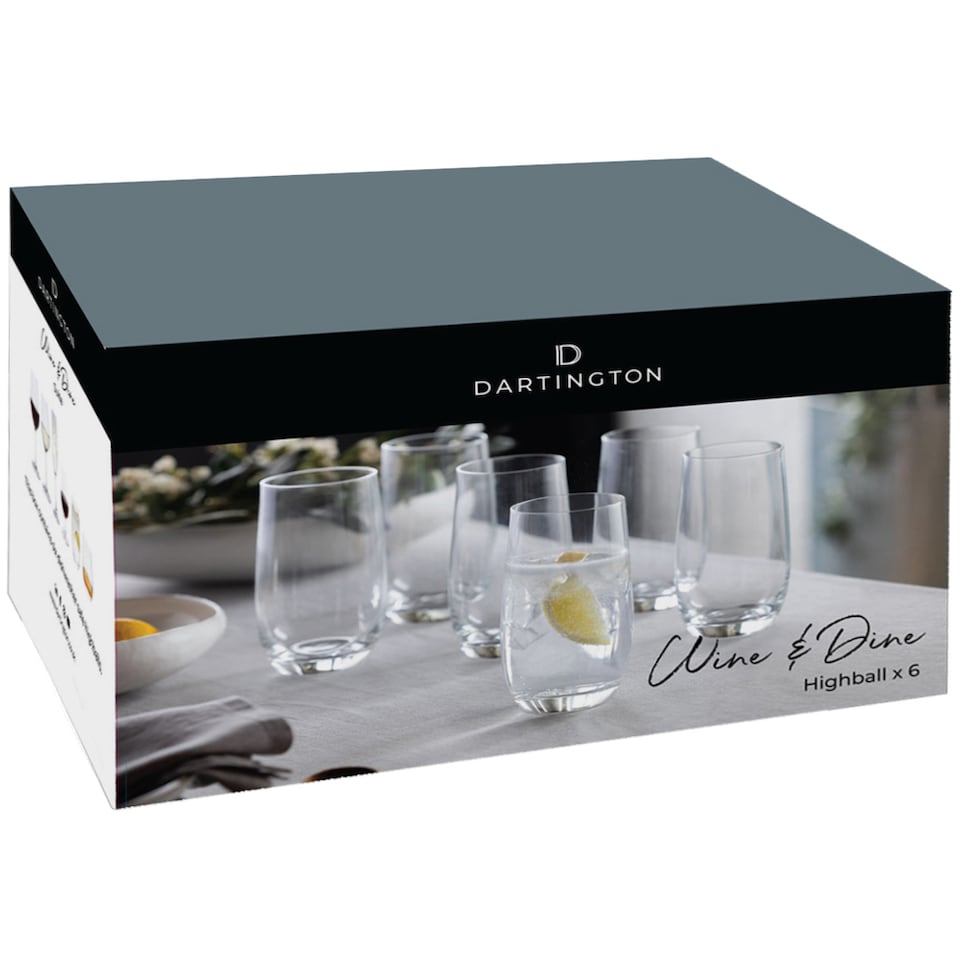 image 1 of Dartington Wine & Dine Highball Glasses Set Of 6