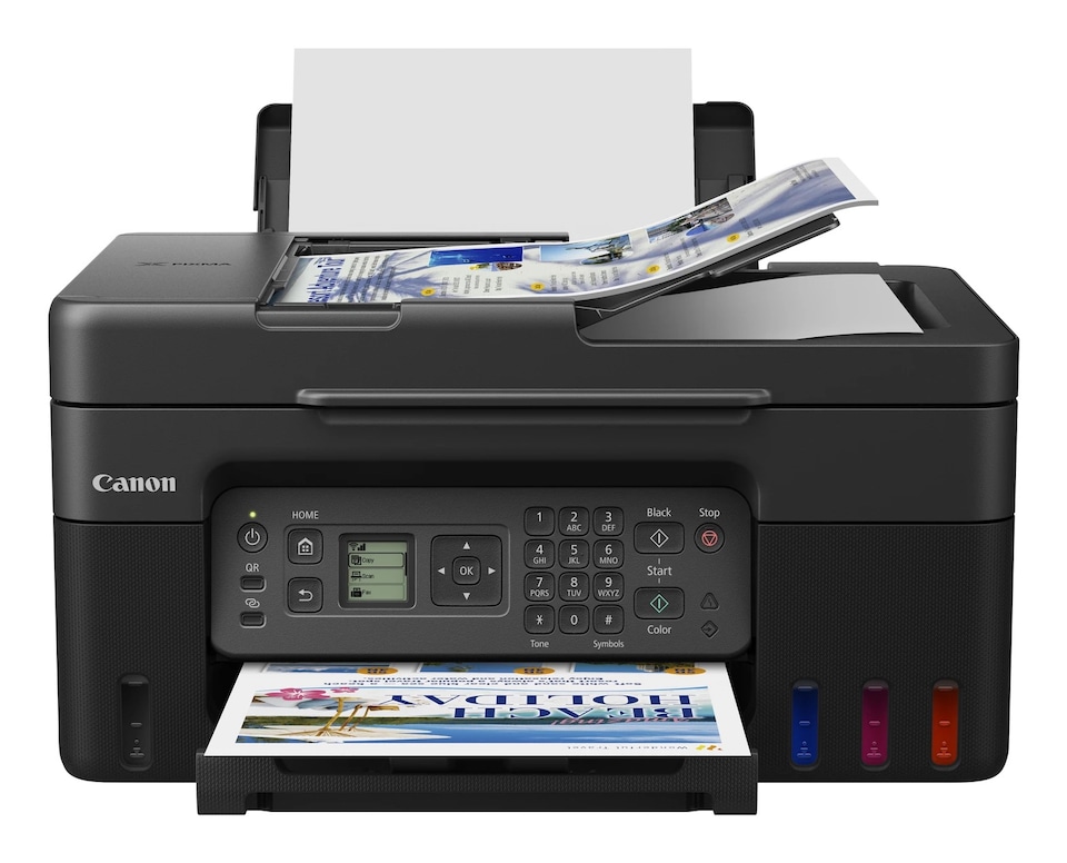 image 1 of Canon PIXMA G4570 Wireless Colour All-in-one Refillable MegaTank Inkjet Printer, Inkjet, Colour printing, 4800 x 1200 DPI, A4, Direct printing, Black | Black | Black | 25 - 400%