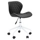 image 1 of Interiors by Premier Brent Black And White Home Office Chair