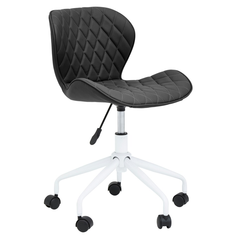image 1 of Interiors by Premier Brent Black And White Home Office Chair