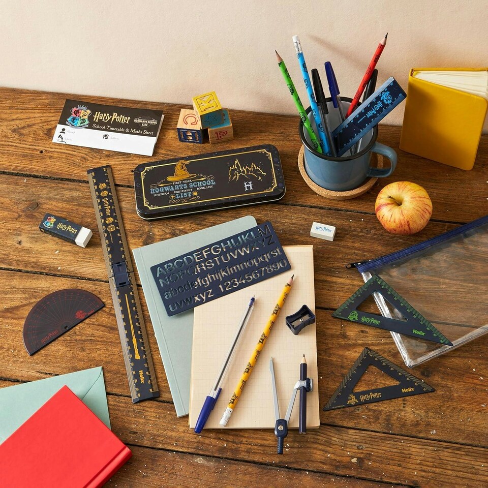 image 1 of Harry Potter Stationery Set by Helix includes Geometry Set | Multi
