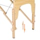 image 6 of Yaheetech 2 Sections Folding Massage Bed with Hand Pallet