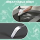 image 5 of PawHut Cooling Raised Dog Bed w/ Breathable Mesh, for M, L Dogs - Light Grey
