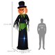 image 5 of Outsunny 8FT Tall Halloween Inflatable Pumpkin Ghost in A Hat, Blow-Up Outdoor Halloween Decoration with LED Lights for Lawn, Garden, Party