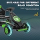 image 4 of HOMCOM Children Pedal Go Kart w/ Adjustable Seat, Rubber Wheels, Brake - Green