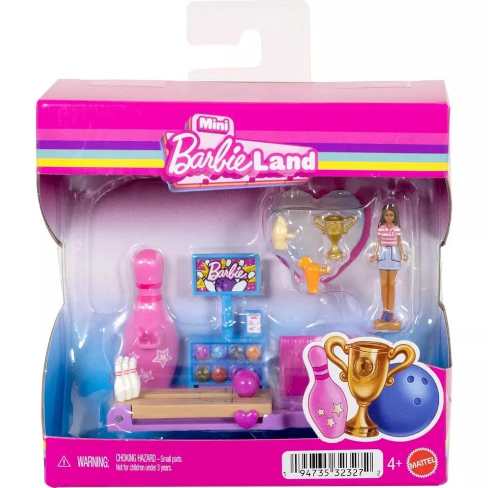 Barbie Mini Land Playset Bowling Alley