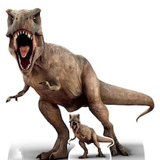 Official Jurassic World T-Rex Tyrannosaurus Rex Dinosaur Lifesize Cardboard Cutout 100cm