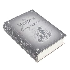 Something Different The Magic Of Crystals Book Storage Box - Grey/White - One Size