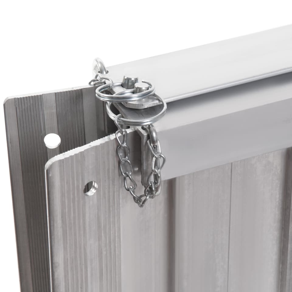 image 1 of HOMCOM 2ft Folding Aluminum Wheelchair Ramp Scooter Portable Mobility Assist Suitcase Access Aid Disabled