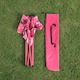 image 5 of OHS Kids Bows Camping Chair Folding Garden Outdoor Picnic Seat | Pink | Hot Pink