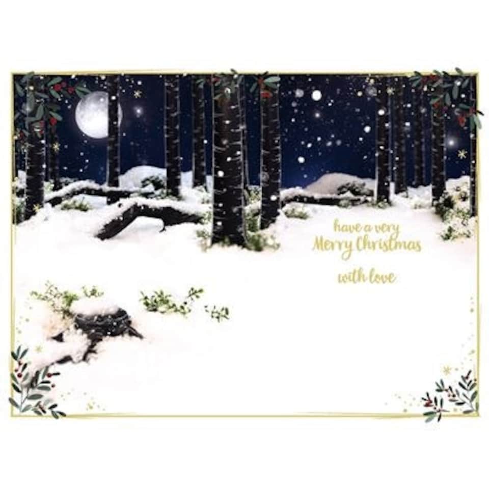 image 1 of 3D Holographic Someone Special Christmas Card