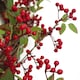 image 2 of Christmas Natural Look Red Berry Floristry Wreath 60cm 24 inch Large Luxury Botanik